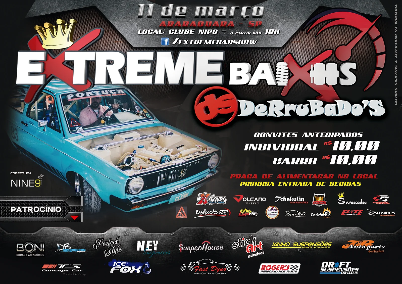 Cobertura Extreme Derrubados